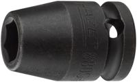 HAZET Krachtdopsleutel 880S-9 · 3/8 inch (10 mm) vierkant hol · Buiten-zeskant-tractieprofiel · SW 9 mm