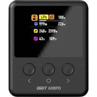 ISDT 608PD Smart Multifunctionele modelbouwlader 10 A LiFePO, Li-poly, LiHV, NiMH Ontlaadfunctie, Grafische weergave, Instelbare laadstroom, USB-laaduitgang ISDT 608PD Smart Multifunctionele modelbouwlader 10 A LiFePO, Li-poly, LiHV, NiMH Ontlaadfunctie, Grafische weergave, Instelbare laadstroom, USB-laaduitgang