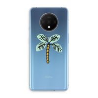 Palmboom: OnePlus 7T Transparant Hoesje Palmboom: OnePlus 7T Transparant Hoesje
