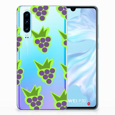 Huawei P30 | Siliconen Case | Druiven