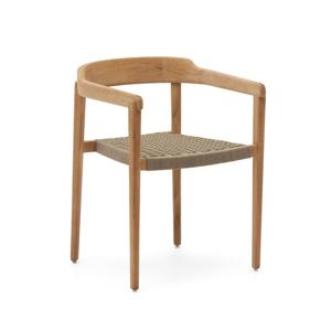 Kave Home Icaro eetkamerstoel beige touw