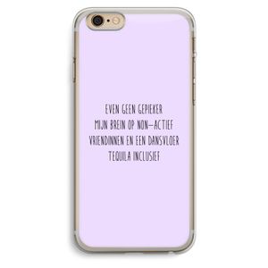 Tequila: iPhone 6 Plus / 6S Plus Transparant Hoesje