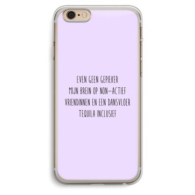 Tequila: iPhone 6 Plus / 6S Plus Transparant Hoesje