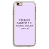 Tequila: iPhone 6 Plus / 6S Plus Transparant Hoesje Tequila: iPhone 6 Plus / 6S Plus Transparant Hoesje
