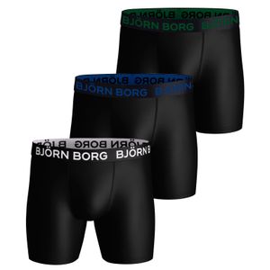 Bjorn Borg Boxershorts Performance 3-pack zwart