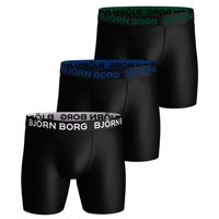 Bjorn Borg Boxershorts Performance 3-pack zwart - thumbnail