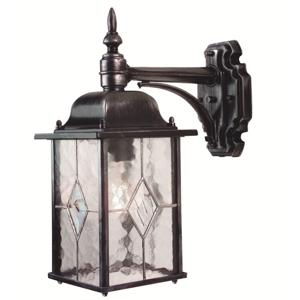 Franssen Klassieke buitenlamp Wexford Down zwart zilver 2081