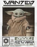 Poster Star Wars - The Mandalorian - Grogu Wanted 40x50cm