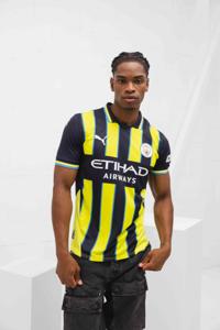 Manchester City Uit Shirt Senior 2024/2025 - Maat L - Kleur: ZwartGeel | Soccerfanshop