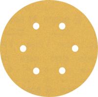 Bosch Accessoires Expert C470 schuurpapier voor excenterschuurmachines 150 mm, 6 gaten, K180 5-delig - 2608900818