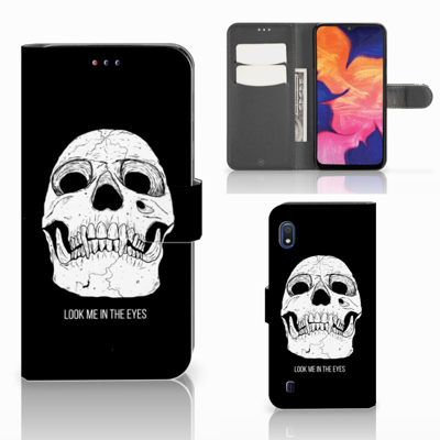 Telefoonhoesje met Naam Samsung Galaxy A10 Skull Eyes Telefoonhoesje met Naam Samsung Galaxy A10 Skull Eyes