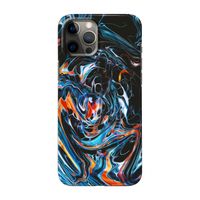 Black Unicorn: Volledig geprint iPhone 12 Pro Max Hoesje