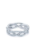 KWIAT bague Twist en or blanc 18ct ornée de diamants - Argent - thumbnail