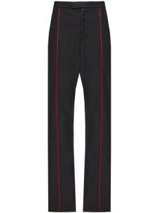 Ferragamo pantalon de jogging à bords contrastants - Noir