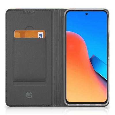 Xiaomi Redmi 12 4G | Hoesje met Magneet | Blokken Xiaomi Redmi 12 4G | Hoesje met Magneet | Blokken