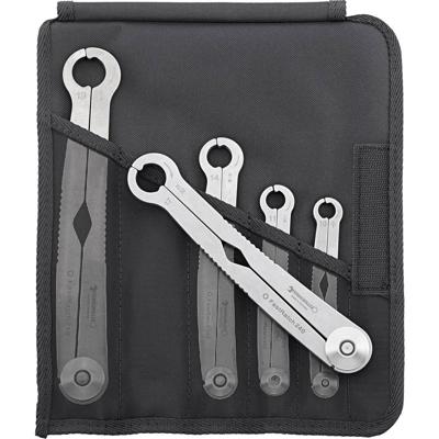 Stahlwille 96411005 240/5 Enkelvoudige ringsleutelset met ratel 5-delig Sleutelbreedte (metrisch) 10 - 19 mm