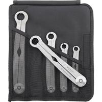 Stahlwille 96411005 240/5 Enkelvoudige ringsleutelset met ratel 5-delig Sleutelbreedte (metrisch) 10 - 19 mm
