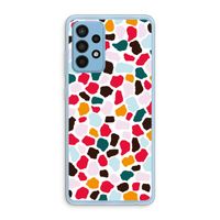 Colored Giraffe: Samsung Galaxy A52 Transparant Hoesje