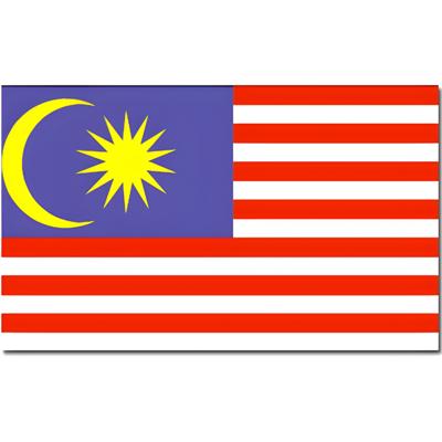 Vlag Maleisie - 90 x 150 cm - landen thema - supporter/fan decoratie artikelen Vlag Maleisie - 90 x 150 cm - landen thema - supporter/fan decoratie artikelen