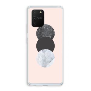 Marmeren cirkels: Samsung Galaxy S10 Lite Transparant Hoesje