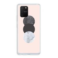 Marmeren cirkels: Samsung Galaxy S10 Lite Transparant Hoesje