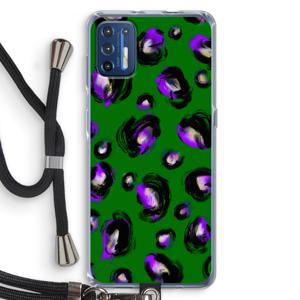 Green Cheetah: Motorola Moto G9 Plus Transparant Hoesje met koord