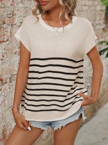 Loose Casual Striped Shirt