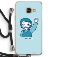 Zwaai: Samsung Galaxy A3 (2016) Transparant Hoesje met koord