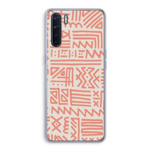 Marrakech Pink: Oppo A91 Transparant Hoesje