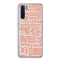 Marrakech Pink: Oppo A91 Transparant Hoesje