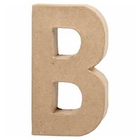 Letter Papier-maché B, 20,5cm