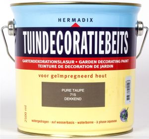 Tuindecoratiebeits 715 pure taup 2500 ml - Hermadix