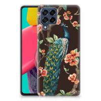 Samsung Galaxy M53 | TPU Hoesje | Pauw met Bloemen