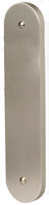 Nemef 3253 L Beslag kortschild afgerond | Geheel blind | los schild | F1 aluminium - 9325312000