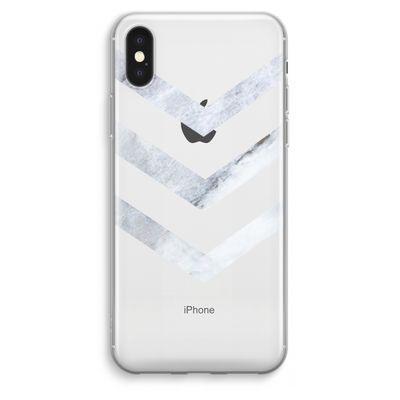 Marmeren pijlen: iPhone XS Max Transparant Hoesje