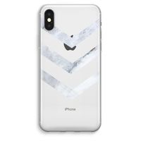 Marmeren pijlen: iPhone XS Max Transparant Hoesje