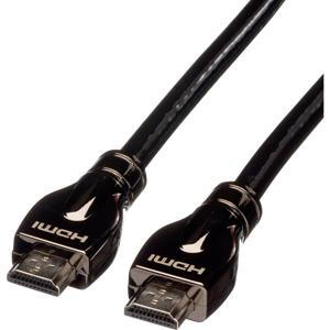 ROLINE HDMI Ultra HD Kabel met Ethernet, M/M, zwart, 7,5 m