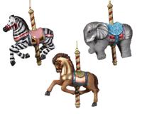 Figuren glas l9.7b4.6h12 cm multi a3 kerst - Decoris