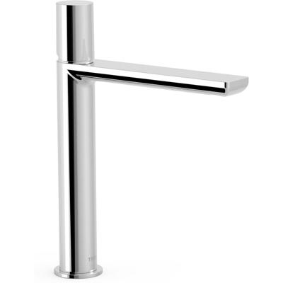 Wastafelkraan Tres Max | Opbouw | Mengkraan | Hoog model | 1-knop | Rond | Chroom
