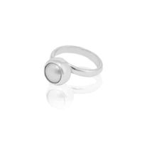Verstelbare Zilveren Ring Perla-Plata (Sterling Zilver 925)