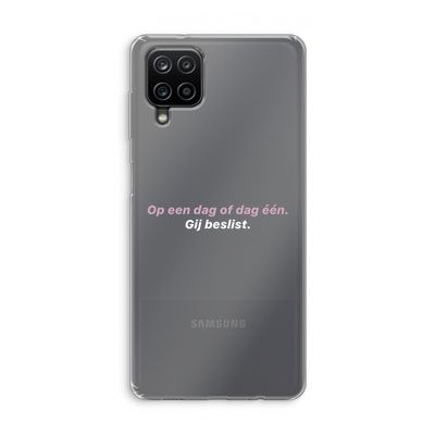 gij beslist: Samsung Galaxy A12 Transparant Hoesje