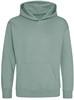 Just Cool JH001K Kids´ Hoodie - Dusty Green - 5/6 (S)