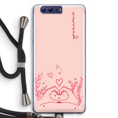 Love is in the air: Honor 9 Transparant Hoesje met koord