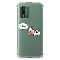 Nokia XR21 Stevig Bumper Hoesje Cow - thumbnail