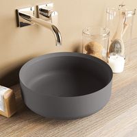 MONDIAZ COSS Waskom solid surface 36cm kleur DarkGrey / DarkGrey