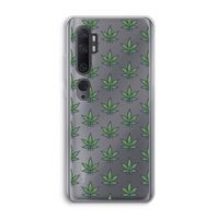 Weed: Xiaomi Mi Note 10 Pro Transparant Hoesje Weed: Xiaomi Mi Note 10 Pro Transparant Hoesje