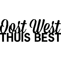 Oost west thuis best - Muursticker - thumbnail