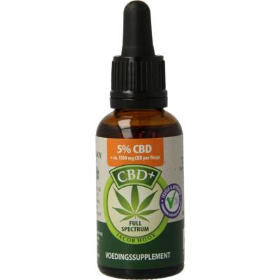 Jacob Hooy CBD plus olie 5% Jacob Hooy CBD plus olie 5%