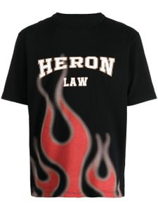 Heron Preston t-shirt en coton à imprimé graphique - Noir