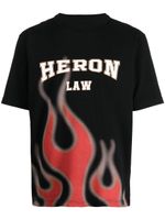 Heron Preston t-shirt en coton à imprimé graphique - Noir